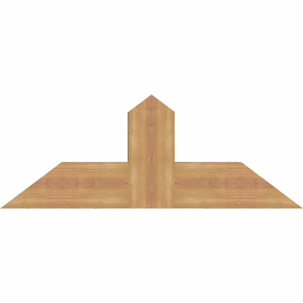 Ekena Millwork Portland Smooth Timber Gable Bracket, Western Red Cedar, 36"W x 13"H x 3 1/2"D x 5 1/2"F, 9/12 Pitch GBW036X13X0406POR00SWR - main